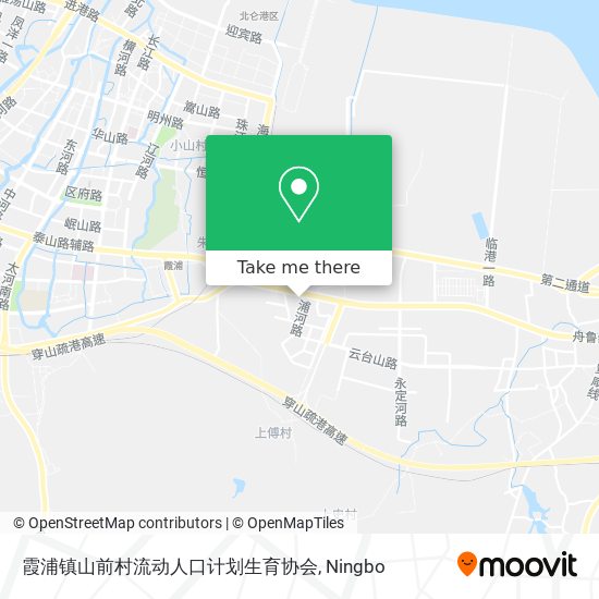 霞浦镇山前村流动人口计划生育协会 map
