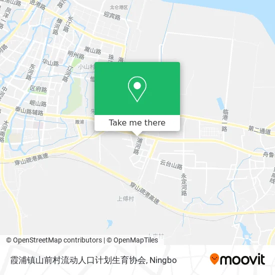 霞浦镇山前村流动人口计划生育协会 map