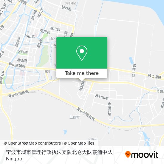 宁波市城市管理行政执法支队北仑大队霞浦中队 map