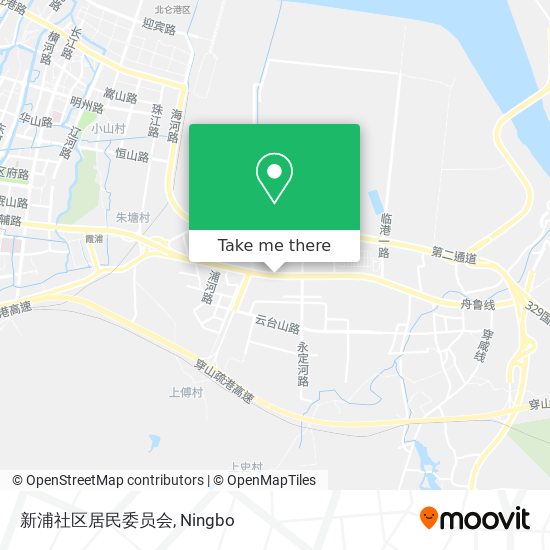 新浦社区居民委员会 map