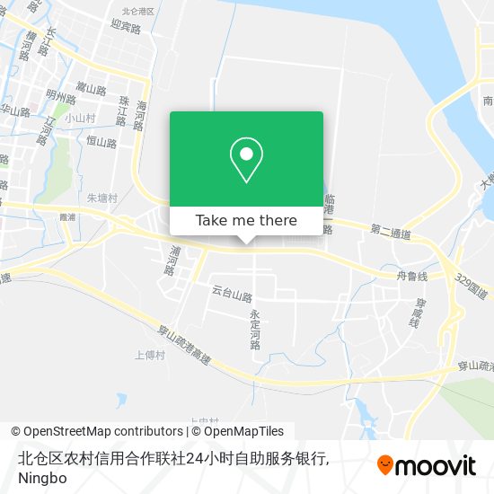 北仓区农村信用合作联社24小时自助服务银行 map