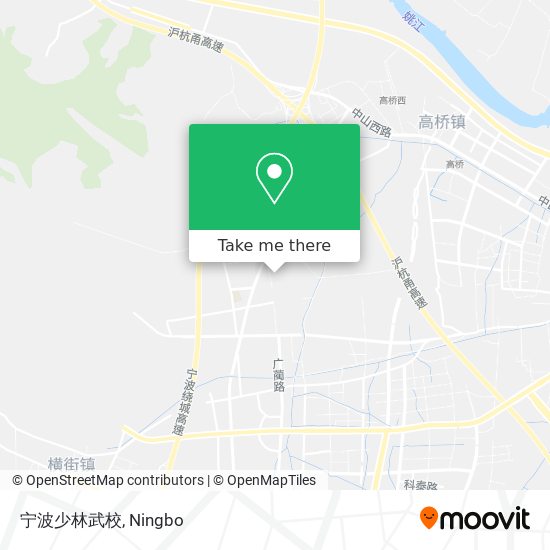宁波少林武校 map