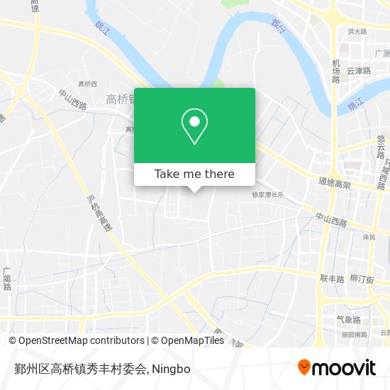 鄞州区高桥镇秀丰村委会 map