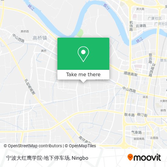 宁波大红鹰学院-地下停车场 map