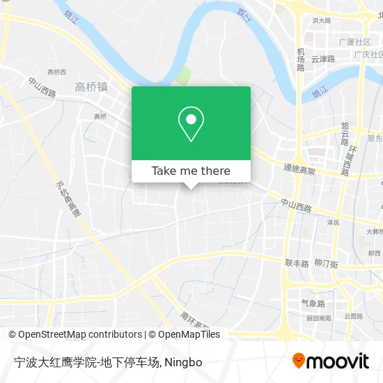宁波大红鹰学院-地下停车场 map