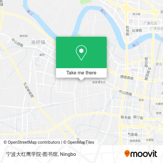 宁波大红鹰学院-图书馆 map