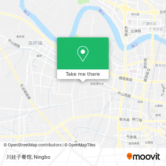 川娃子餐馆 map