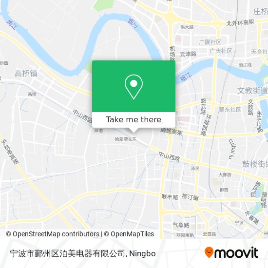 宁波市鄞州区泊美电器有限公司 map
