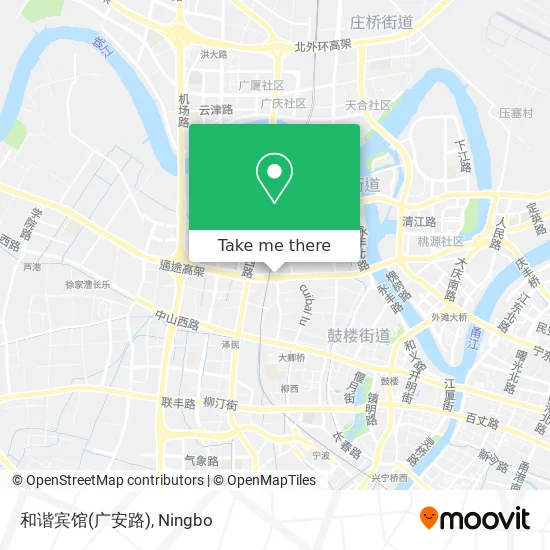 和谐宾馆(广安路) map