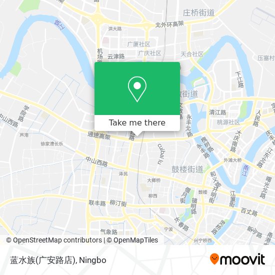 蓝水族(广安路店) map