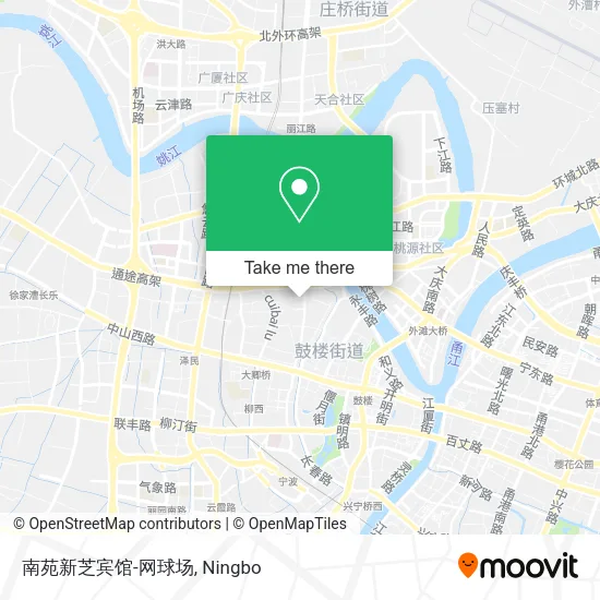 南苑新芝宾馆-网球场 map