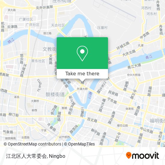 江北区人大常委会 map