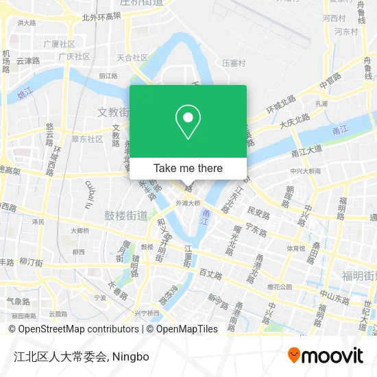 江北区人大常委会 map