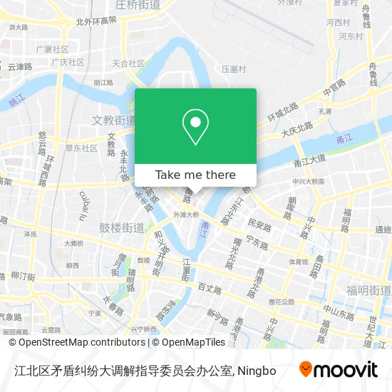 江北区矛盾纠纷大调解指导委员会办公室 map