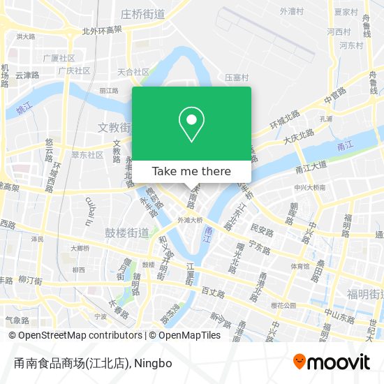 甬南食品商场(江北店) map