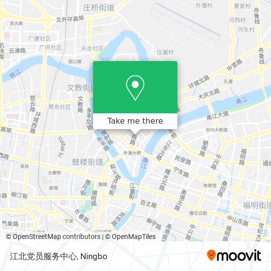 江北党员服务中心 map