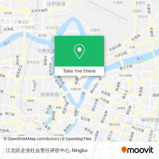江北区企业社会责任评价中心 map