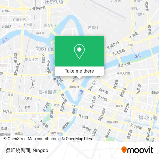 鼎旺烧鸭面 map