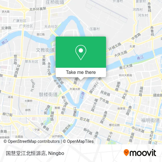 国慧堂江北恒源店 map