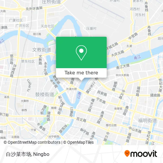 白沙菜市场 map