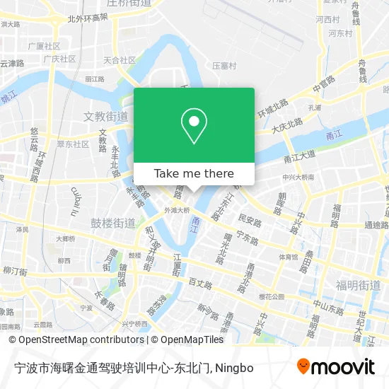 宁波市海曙金通驾驶培训中心-东北门 map
