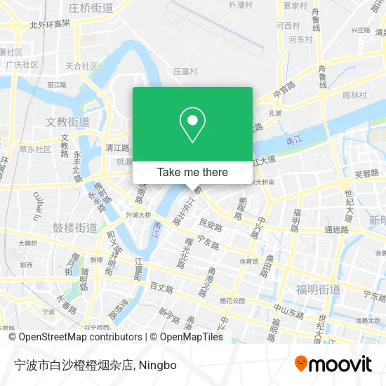 宁波市白沙橙橙烟杂店 map