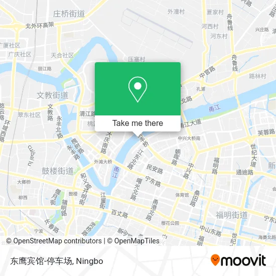 东鹰宾馆-停车场 map