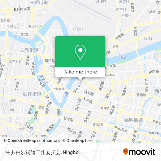 中共白沙街道工作委员会 map