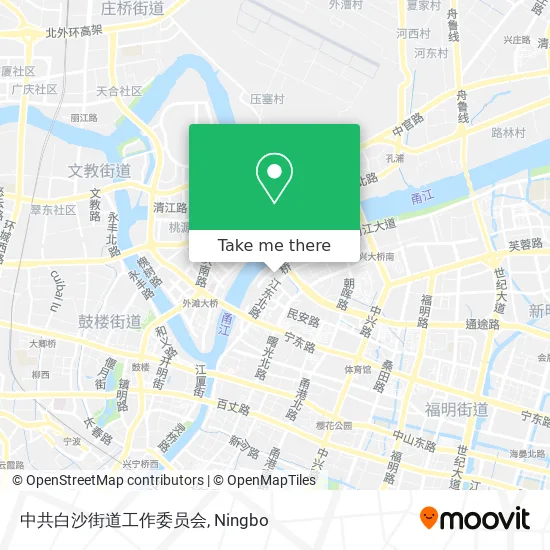中共白沙街道工作委员会 map