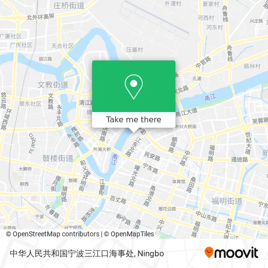 中华人民共和国宁波三江口海事处 map