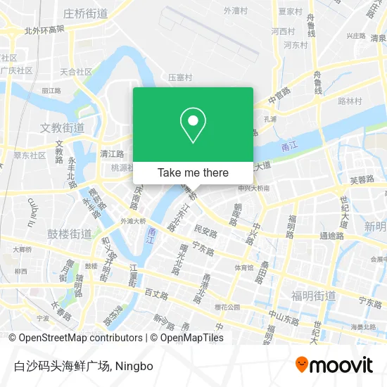 白沙码头海鲜广场 map