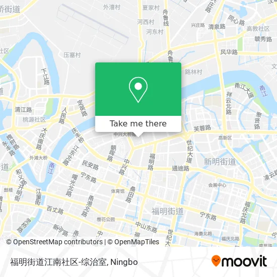福明街道江南社区-综治室 map