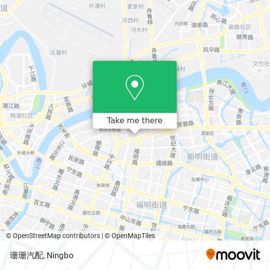 珊珊汽配 map