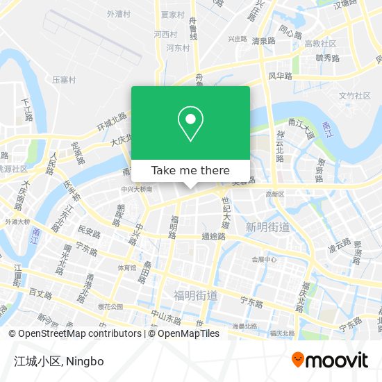 江城小区 map