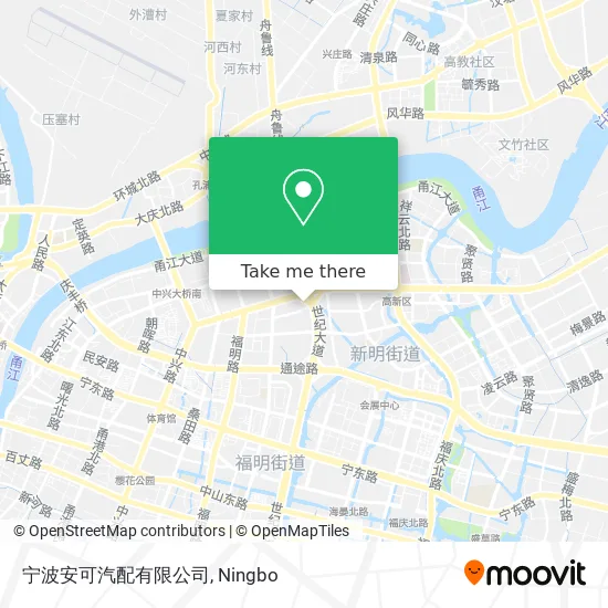 宁波安可汽配有限公司 map