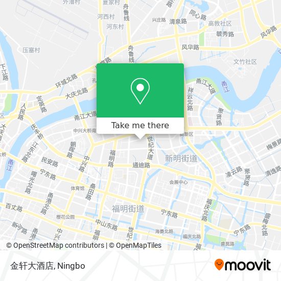 金轩大酒店 map