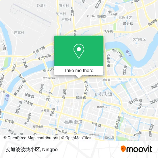 交通波波城小区 map