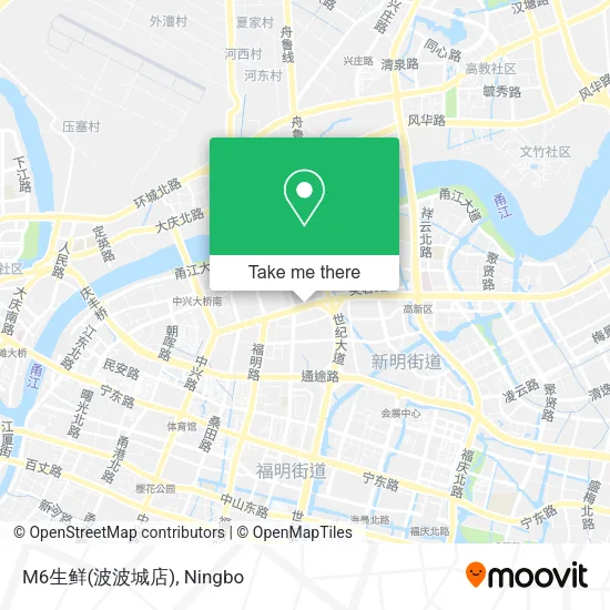 M6生鲜(波波城店) map