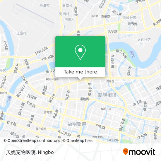 贝妮宠物医院 map