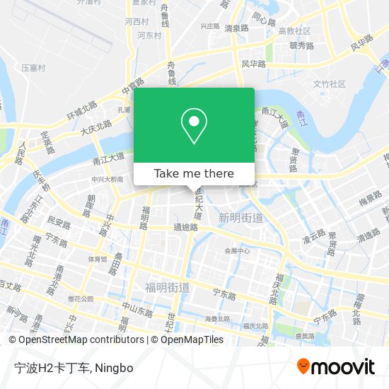 宁波H2卡丁车 map