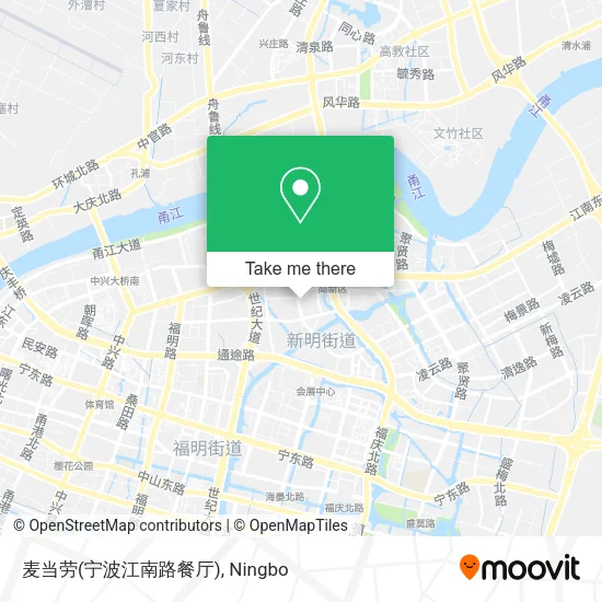 麦当劳(宁波江南路餐厅) map