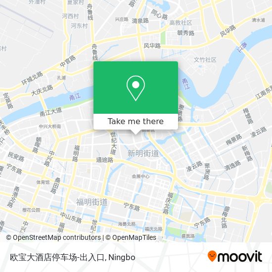 欧宝大酒店停车场-出入口 map