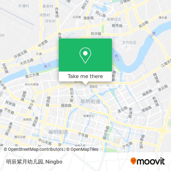 明辰紫月幼儿园 map