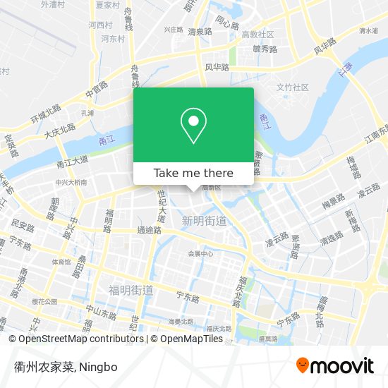 衢州农家菜 map