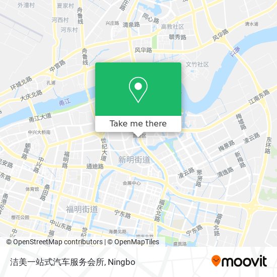 洁美一站式汽车服务会所 map