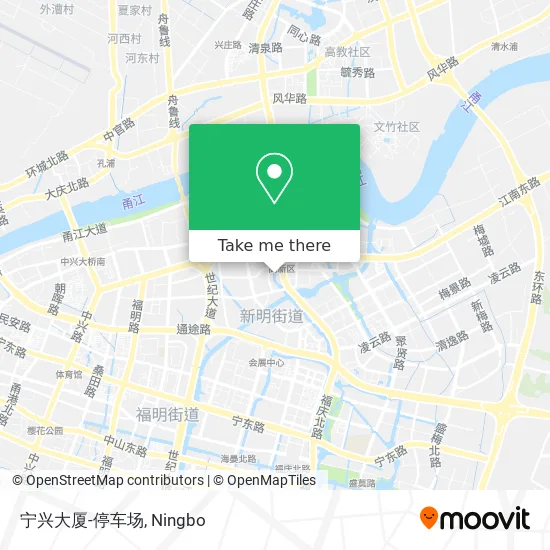 宁兴大厦-停车场 map