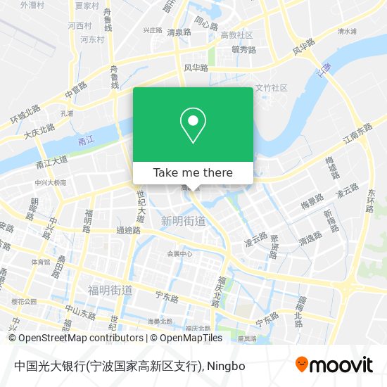 中国光大银行(宁波国家高新区支行) map