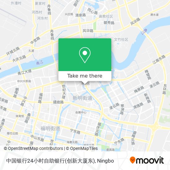 中国银行24小时自助银行(创新大厦东) map