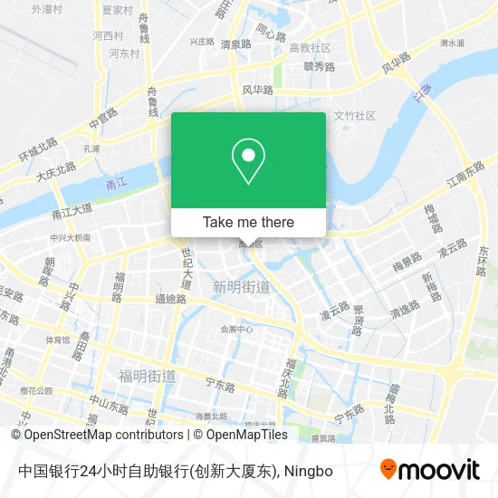 中国银行24小时自助银行(创新大厦东) map