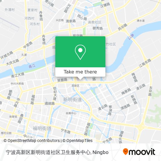 宁波高新区新明街道社区卫生服务中心 map